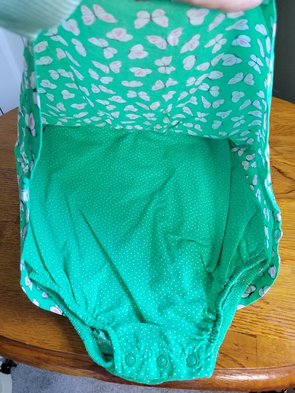 Carter's Just One You Green Butterfly Smocked Romper